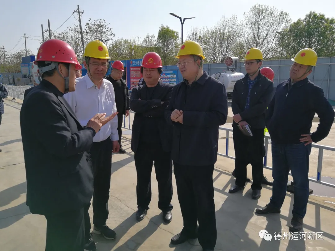 彭小毛到德州运河新区督导调研生态环保和文明城市创建工作