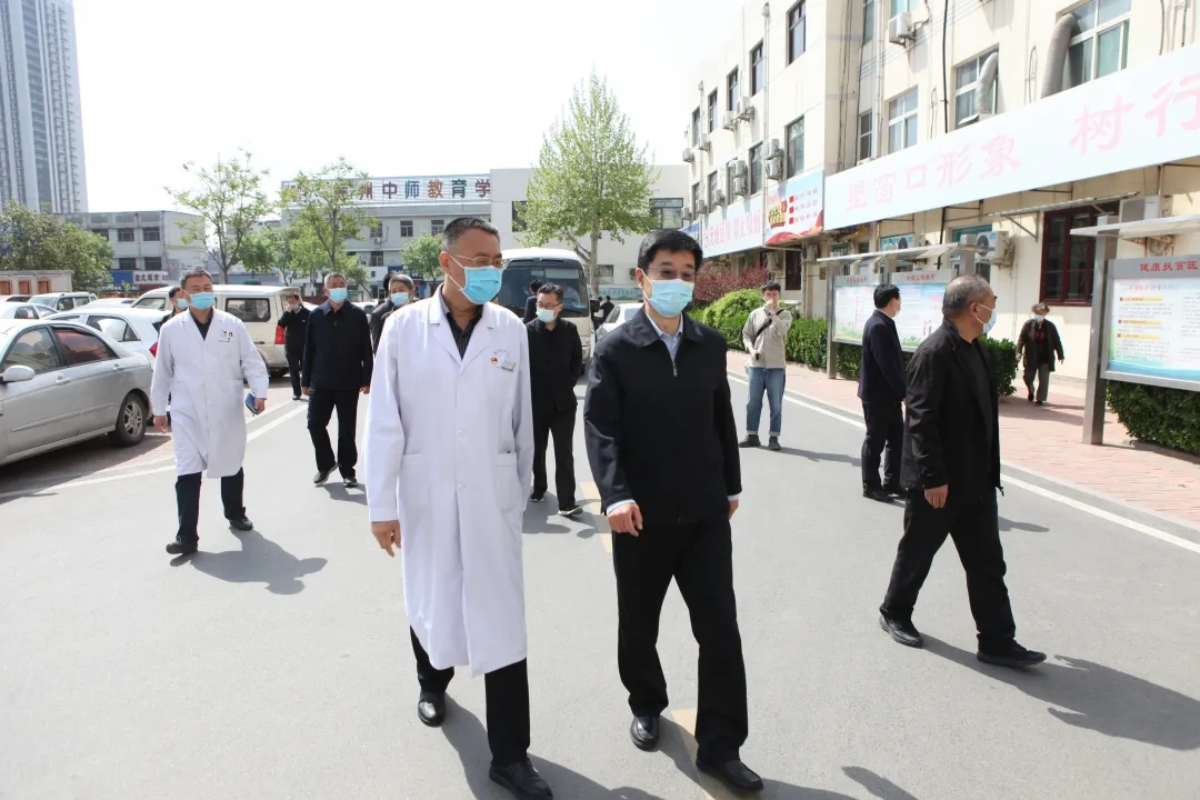 副市长范宇新来德州市立医院督导迎接国家卫生城市复审工作