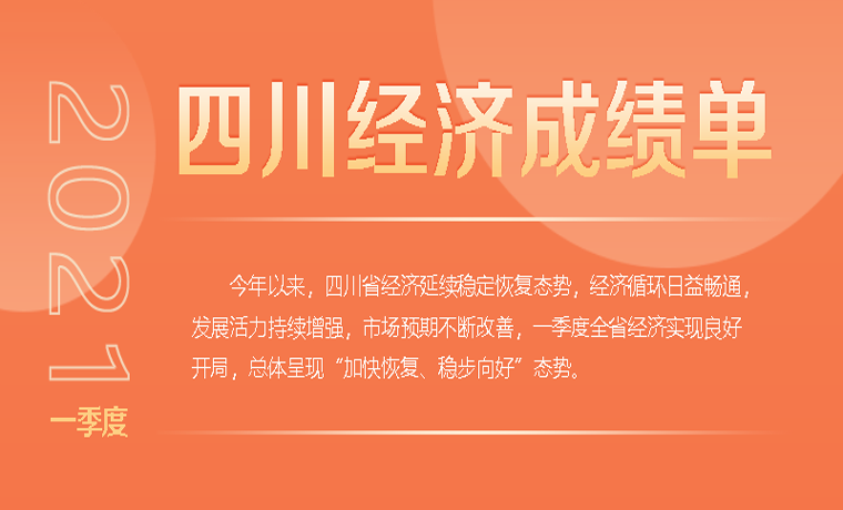 图解：2021年一季度四川经济成绩单