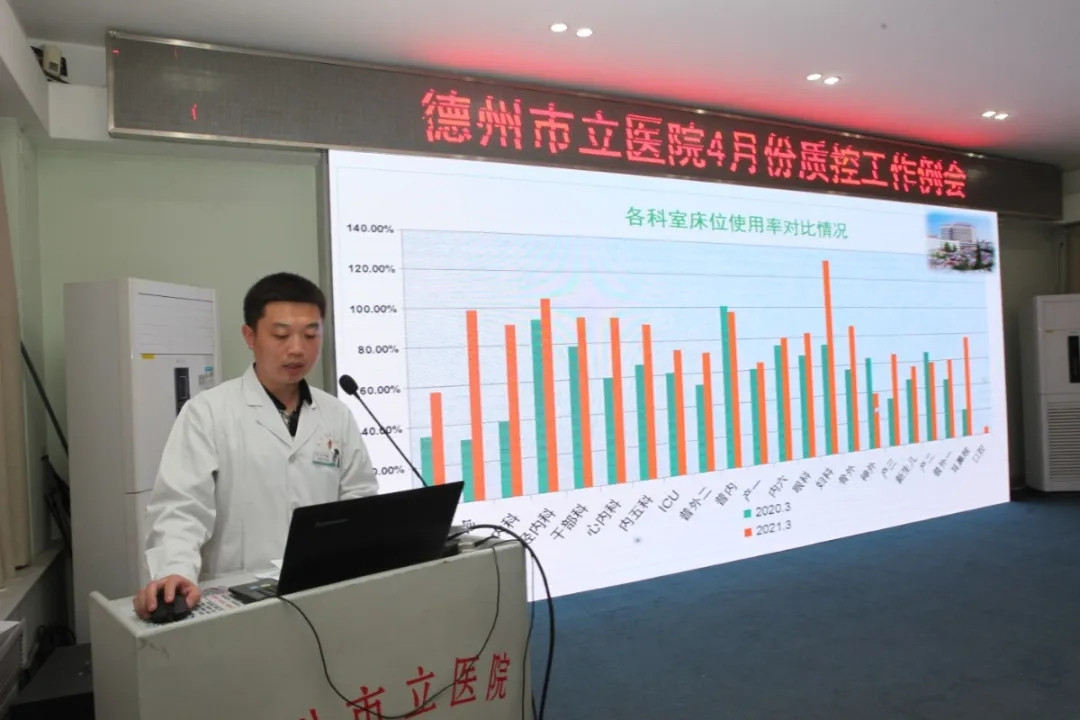 德州市立医院召开4月份质控工作例会