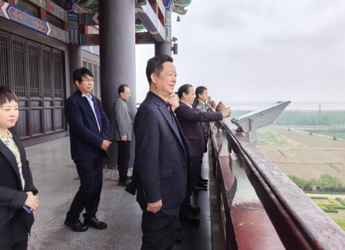 华夏文化促进会会长项玉章一行赴山西运城参观调研