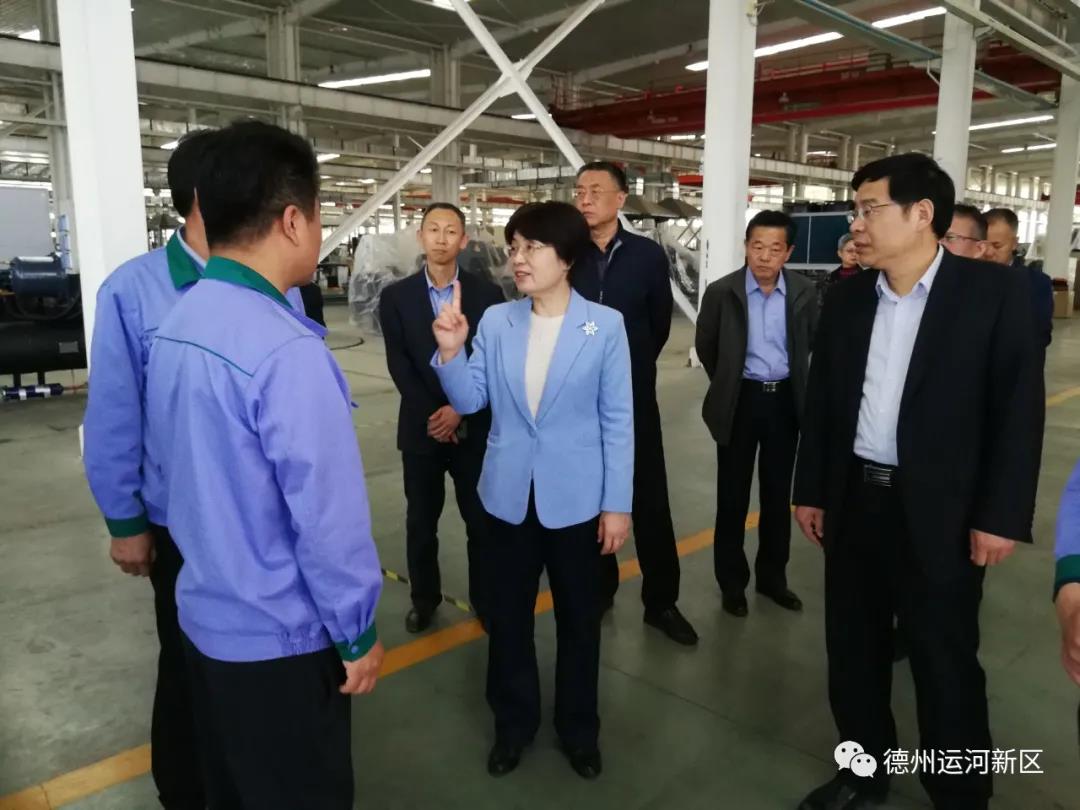 德州市人大常委会执法检查组到德州运河新区