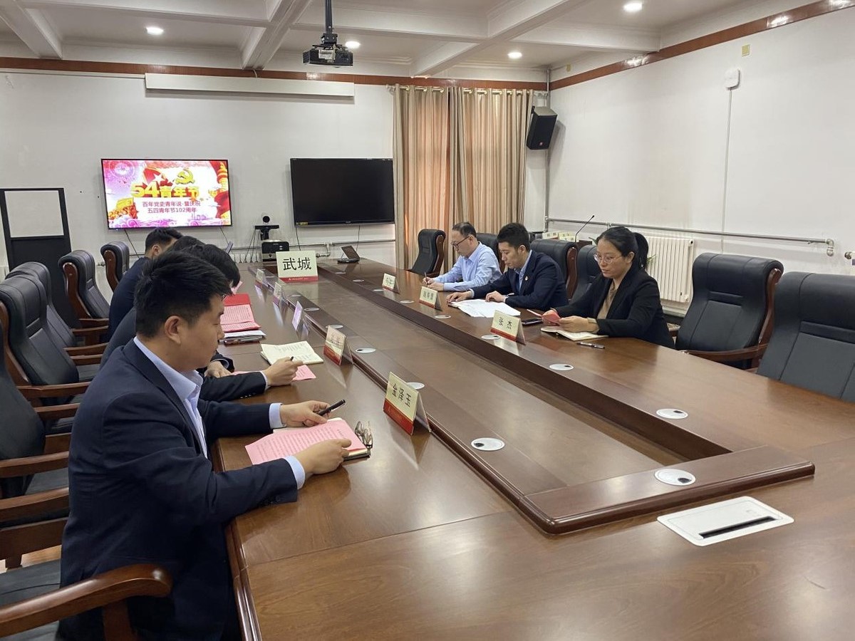 农发行武城县支行开展“百年党史青年说”暨庆祝五四运动102周年”活动