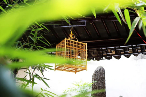 向建党一百周年华诞献礼   “百笼鸣春——江南文化·吴门艺秀 ”苏作鸟笼艺术展在怡园精彩亮相