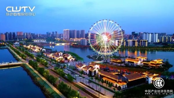 美爆了！夜幕下的菏泽成武郜城水街！