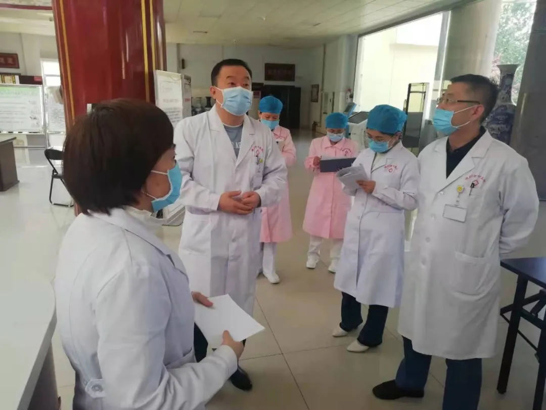 德州市中医院党委书记王平带队对重点工作进行督导检查