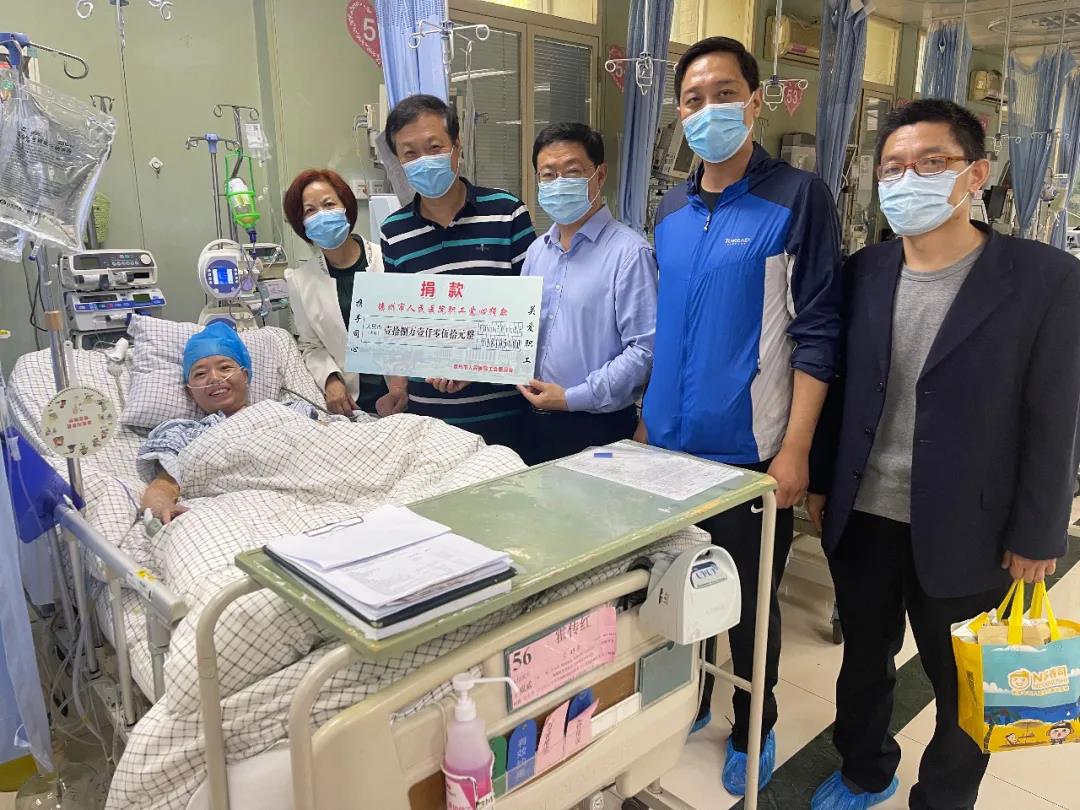 聚爱心 传真情丨德州市人民医院党委书记程吉东带领全院职工为抗疫护士捐款