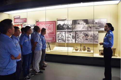 “学党史 扬正气” 中建三局科创发展有限公司建设者进博物馆学党史