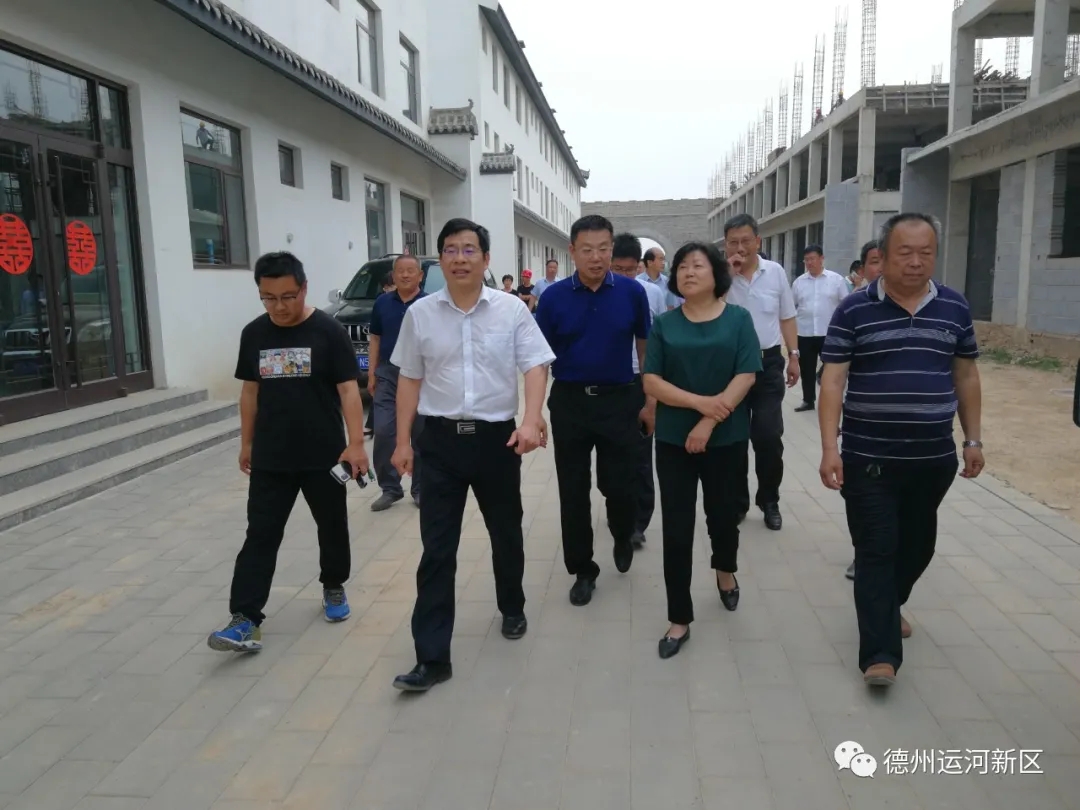 德州市副市长马俊昀到德州运河新区督导国家卫生城市复审工作