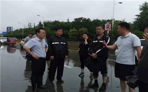 李守江到薛城区督导防汛工作