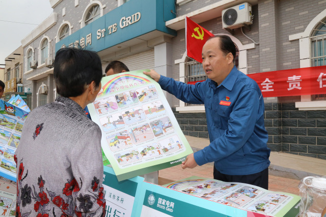 国网平原供电公司：组织开展“6·16安全宣传咨询日”活动