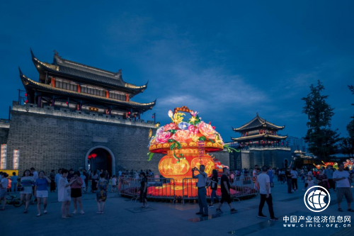 梅村街道举办梅里古镇红色游线主题灯展献礼建党百年