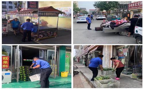 山亭区综合行政执法局优化环境迎接建党100周年