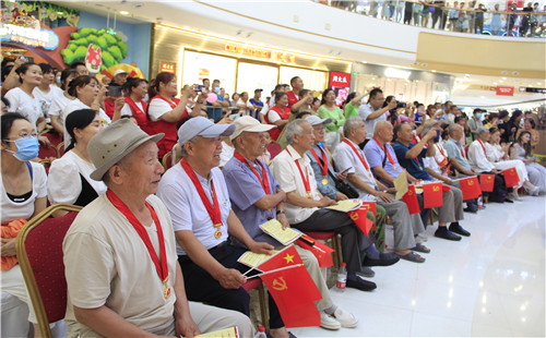 薛城区临城街道开展建党100周年红色歌曲展演