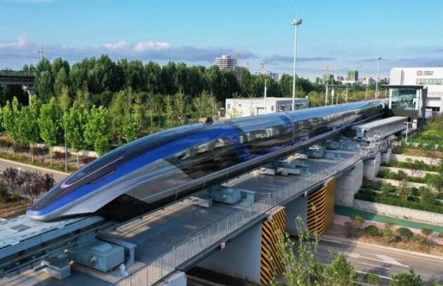 时速600公里高速磁浮交通系统在青岛下线
