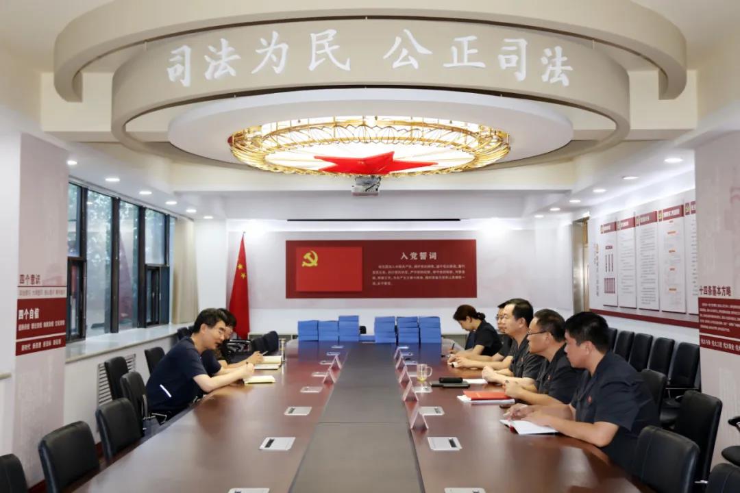 省政法队伍教育整顿第十三指导组到德城区法院开展“回头看”