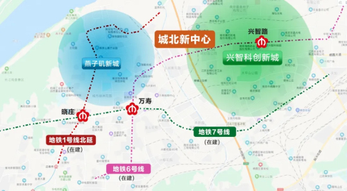 yyds！南京主城 三地铁 兴智科创新城是开挂了吗？