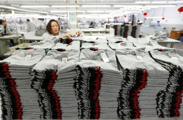 我国服装出口主要市场需求旺盛