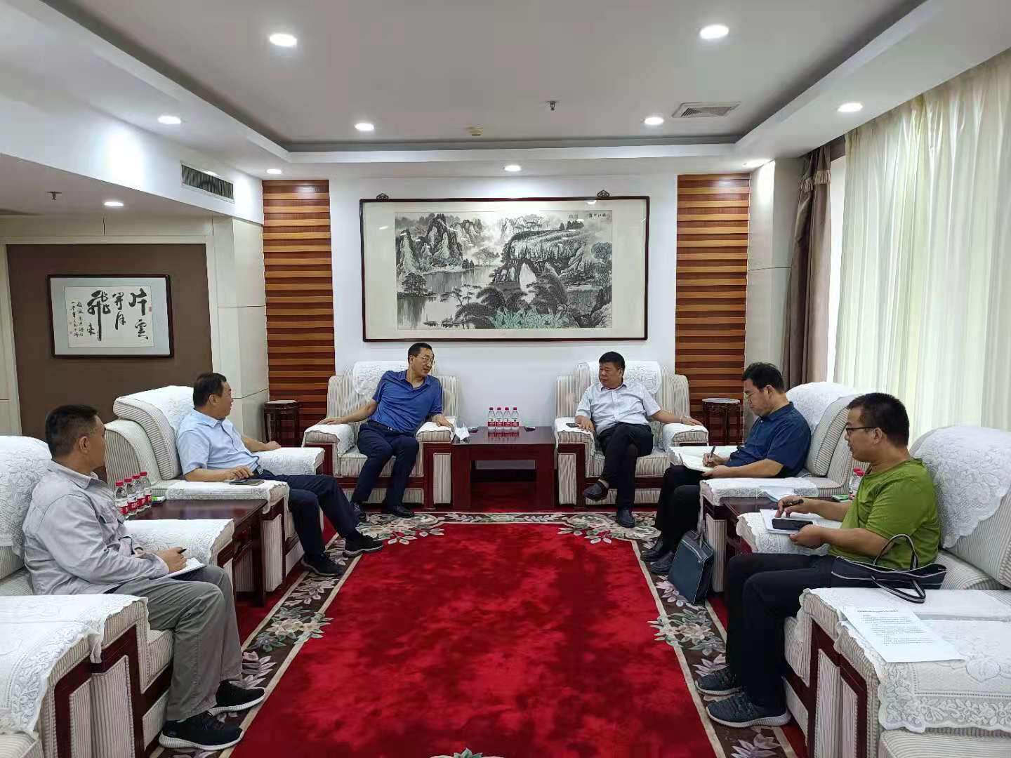 德州市公用事业发展中心一行到华能德州电厂调研指导疫情防控和换热首站改造提升工作