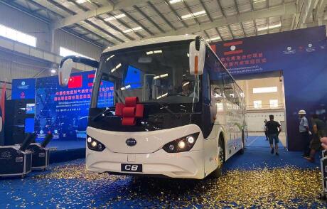 28辆新能源汽车自长沙启运 比亚迪为老挝低碳交通注入新动力