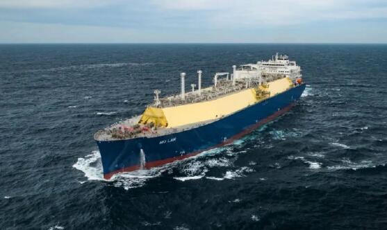 世界顶尖液化天然气船完成气体试航