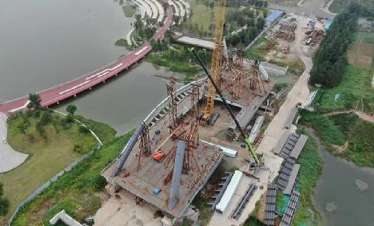 11月底前，济宁鸿雁湖三座桥梁工程将陆续通车