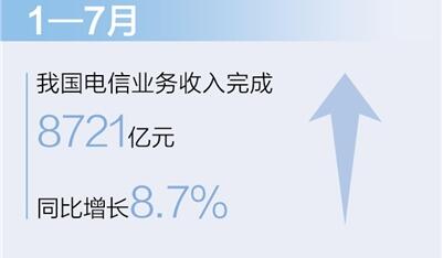 截至7月末我国5G手机终端连接数达3.92亿户