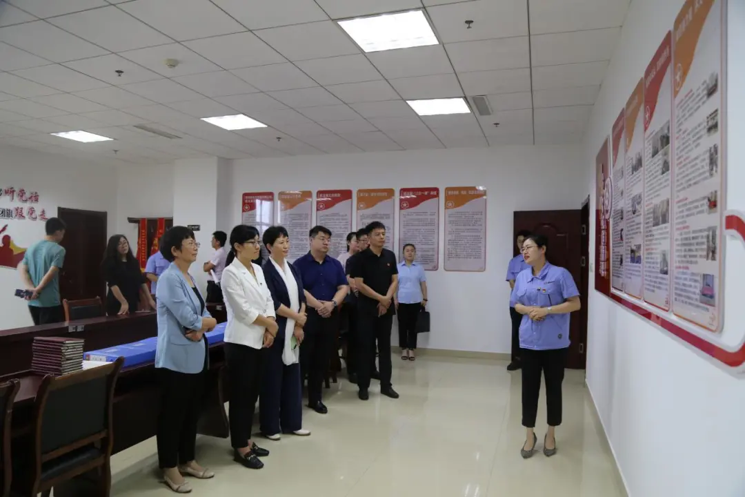 共青团市委领导到德州市热力观摩指导团建工作