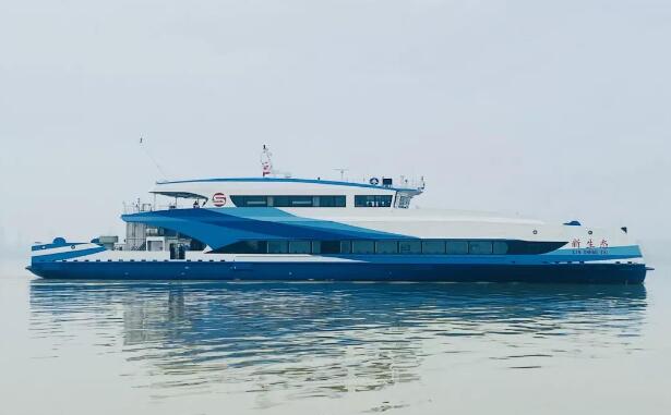 世界首艘纯超级电容动力渡船完成试航