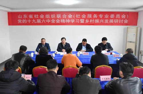 山东省社会组织联合会社会服务专业委员会学习党的十九届六中全会精神暨乡村振兴发展研讨会在东营召开