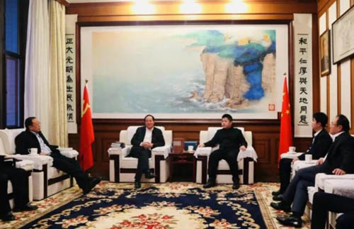 廖彬宇会见毕节市杨昌鹏市长一行