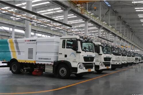 石煤机公司新能源环卫车销量“升温”