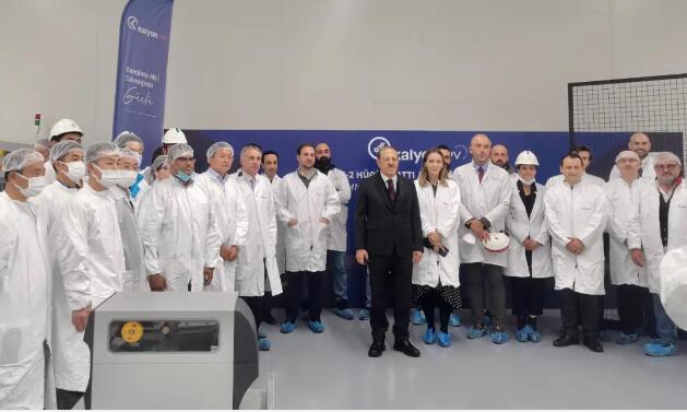 中国电科—土耳其Kalyon集团二期光伏全产业链项目第一片M10电池顺利下线