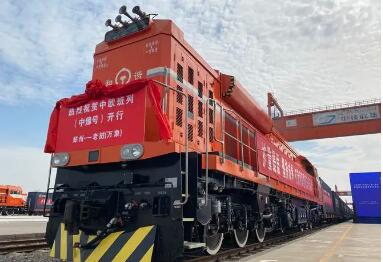 前5个月中欧班列（中豫号）开行749列