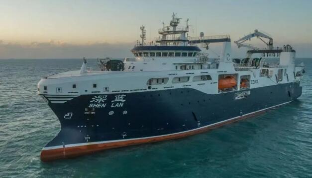 世界最先进渔业捕捞加工船“深蓝”号交付