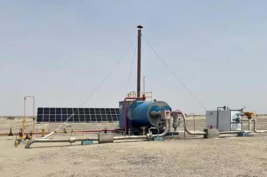 中国石油首台井口光电一体化加热炉试运成功