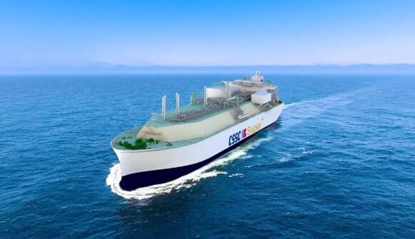 中国第五代大型LNG船开工建造