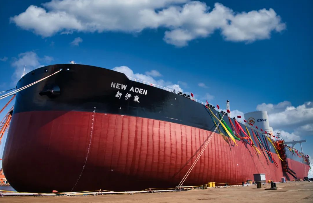 中国船舶“新伊敦”轮正式命名交付