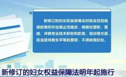 《中华人民共和国妇女权益保障法》2023年1月1日起施行