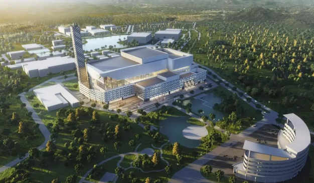 华中最大固废循环经济产业园并网发电