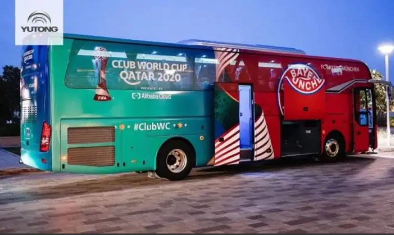 中国新能源客车亮相世界杯