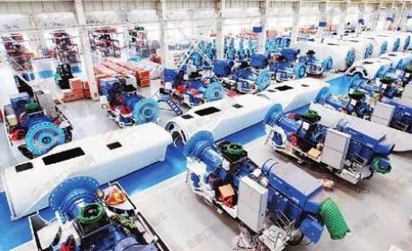 河北省张北县形成完整风电装备制造产业链条