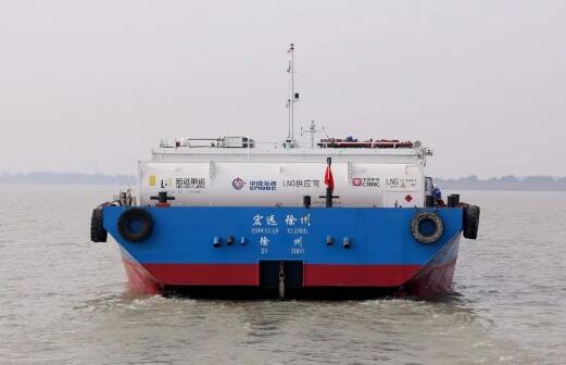 全国首发！“中车造”可换装船用LNG燃料罐箱投入运营