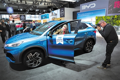 中国电动汽车占据欧洲街头