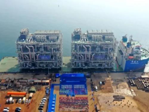 又一超大型国际能源装备在青岛交付