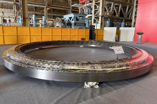 国产最大盾构机用主轴承面世