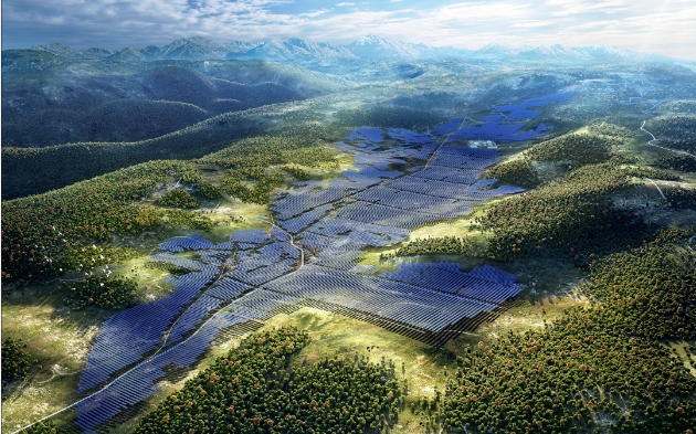 国投集团雅砻江水电扎拉山光伏电站开工建设