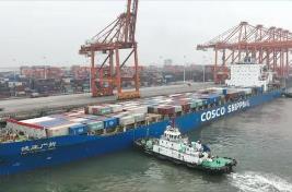 西部陆海新通道货运量6年增长223倍