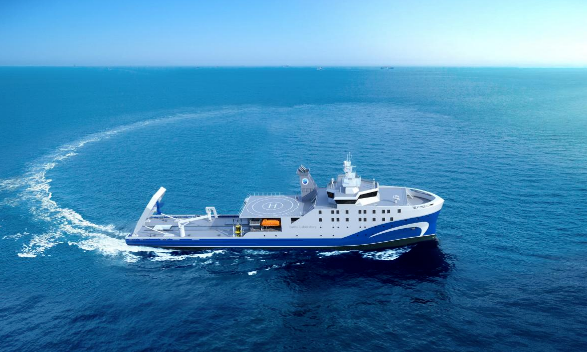 全球首艘深远海绿色智能技术试验船开工