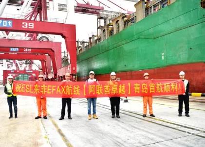 山东港口青岛港开通今年第二条非洲集装箱航线